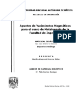 Semana 10 - Sesion 1 - Apuntes de Yacimientos Magmaticos Curso Metalogenia