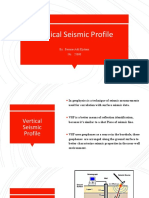 Vertical Seismic Profile: By: Bassma Adil Eljehani No.: 25860