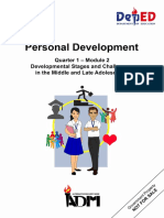 Signed Off - Personality Developent11 - q1 - m2 - Developmental Stages and Challenges in The Middle and Late Adolescence - v3 PDF