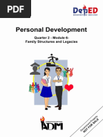 Signed Off - Personality Developent11 - q2 - m6 - Family Structures and Legacies - v3 - 2 PDF