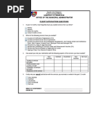 Client Satisfaction Form PDF