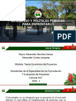 Desempleo y Políticas de Desempleo para Enfrentarlo