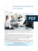 11 perfiles del departamento de Recursos Humanos de una empresa