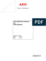 CCC MultiCom Interface Operating Instructions