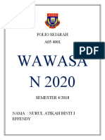 Folio Sejarah Wawasan 2020