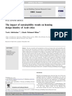 The Impact of Sustainability Trends On Housing Design Identity of Arab Cities