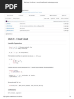 BafS - Java8-CheatSheet - A Java 8+ Cheat Sheet For Functional Programming