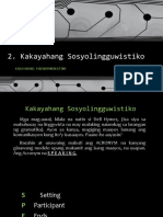 Kakayahang Sosyolingguwistiko