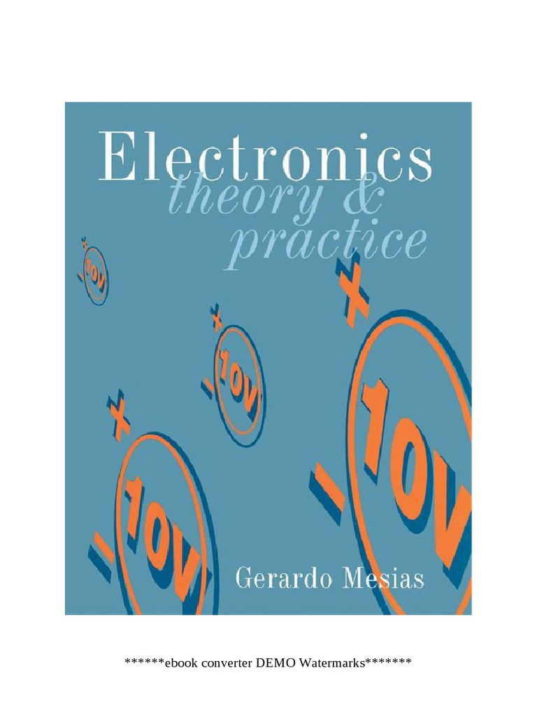 Electronics - Theory and Practice | PDF | Amplifier | Series And ...