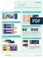 Quick Guide VIO 200 S: Necessary Operating Steps