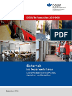 DGUV Information 205-008 Sicherheit Im Feuerwehrhaus