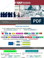 Week 5: First and Second Conditional Contrast: Teacher: Mg. Kelin Flores Rojas de Nina