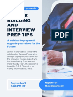 Resume Building and Interview Prep Tips