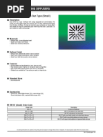 Ceiling Diffusers Ceiling Diffusers: SW-ST Swirl Diffuser - Sun Type (Small)