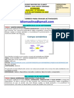 Guía 20 - Español 9° - 21 Al 25 de Septiembre