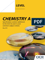 A Level Chemistry: Content Guide