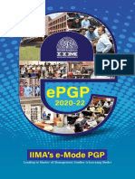 IIMA’s ePGP Leading to Master of Management Studies