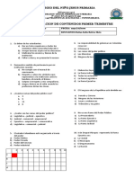 Evaluacion Trimestral de Sociales