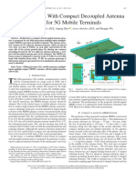 MIMO Antenna With Compact Decoupled Antenna Pairs For 5G Mobile Terminals