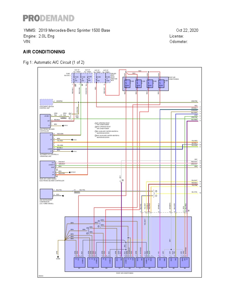 2019 Mercedes Sprinter Wiring Diagrams PDF Building Engineering