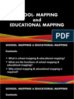 School-Mapping and Educational Mapping