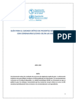 Guias COVID-19 Cuidado Critico Resultados 2020 Abril 3 PDF