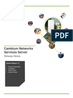 Cambium Networks Services Server: Release Notes