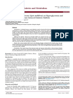 Effect of Honey Bee Venom Apis Mellifera On Hyperglycemia and Hyperlipidemia in Alloxan Induced Diabetic Rabbits 2155 6156.1000507