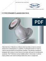 Strainers Datasheet PDF