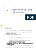 Single Component Study Using PVT Simulator: Fathi PNGE 332