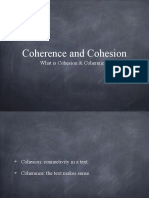 Coherence Cohesion