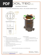 T0011 DAT 02 Rev3 API 6A ROV Operated Ball Valve ISO 13628 8 Type A