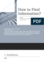 How To Find Information