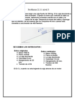 Oscilación caja fuerte plano inclinado