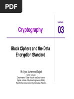 3 - Block Ciphers and The Data Encryption Standard