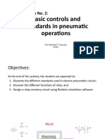 Activity No. 2:: Basic Controls and Standards in Pneumatic Operations