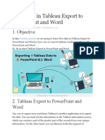 How Data in Tableau Export to PowerPoint and Word 110