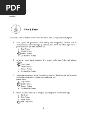 21st Century and the World Answer Sheet
