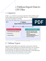 Learn How Tableau Export Data to Excel and CSV Files 99