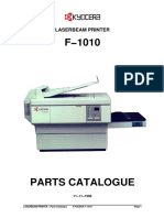 Kyocera F 1010 Parts Manual