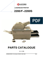 Kyocera F 2200s Parts Manual