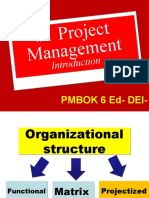 #1 Project Managemen T: Pmbok 6 Ed-Dei