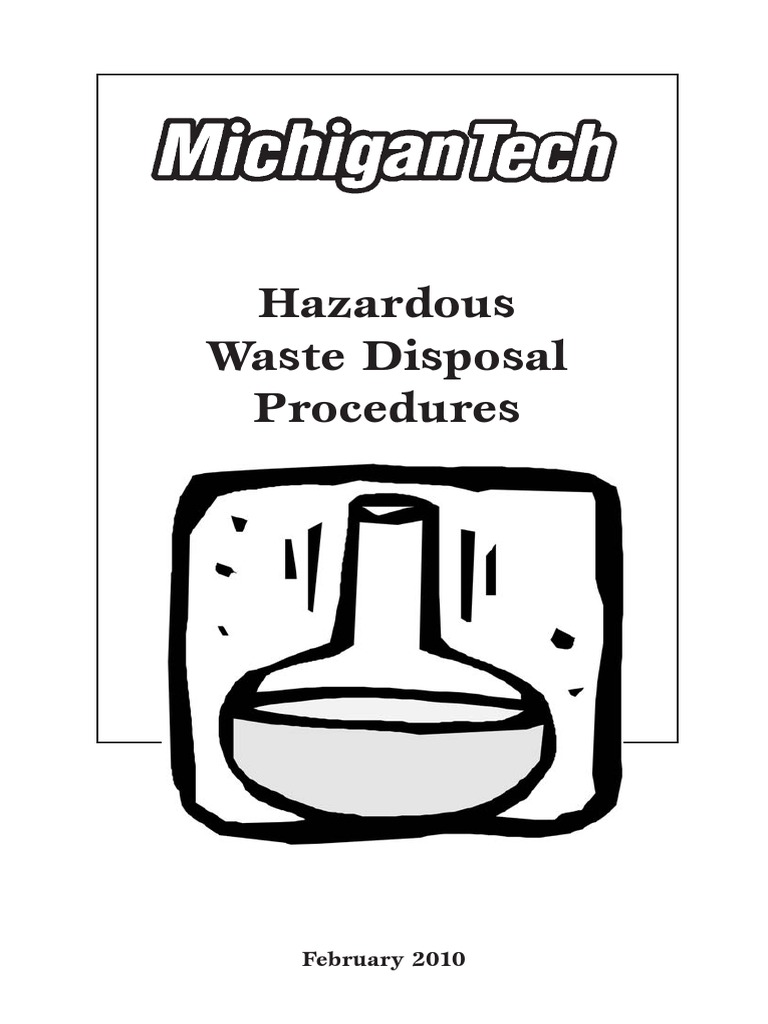Hazardous Waste Disposal Procedures February 2010 PDF Resource
