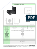 Hooter - 72x72mm: Terminal Connection