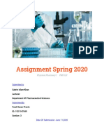 Assignment Spring 2020: Submitted To