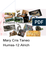 Philippine Contemporary Art: Mary Cris Taneo Humss-12 Alrich