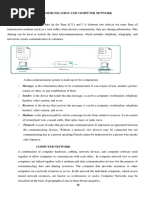 Communication and Computer Network Data Communication