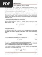 Comprehensive Laplace Transform Formulas | PDF | Laplace Transform ...
