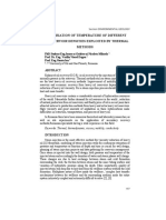 The Variation of Temperature of Different Oil Reservoir Densities Exploited by Thermal Methods