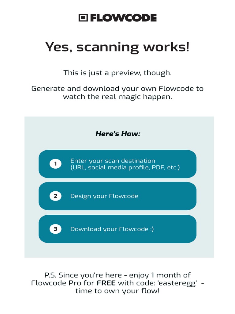 Generate Your Own Flowcode Easily | PDF